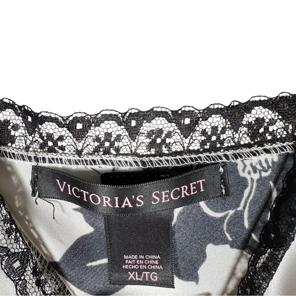 VICTORIA’S SECRET Satin Floral Chemise Teddy - Picture 7 of 8